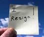 resign