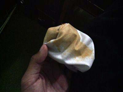 Gambar diambil saat malam, jadi sudah mengering