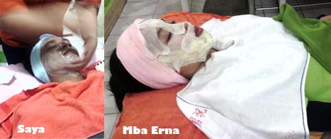 Kiri: Saya, Kanan: Mba Erna